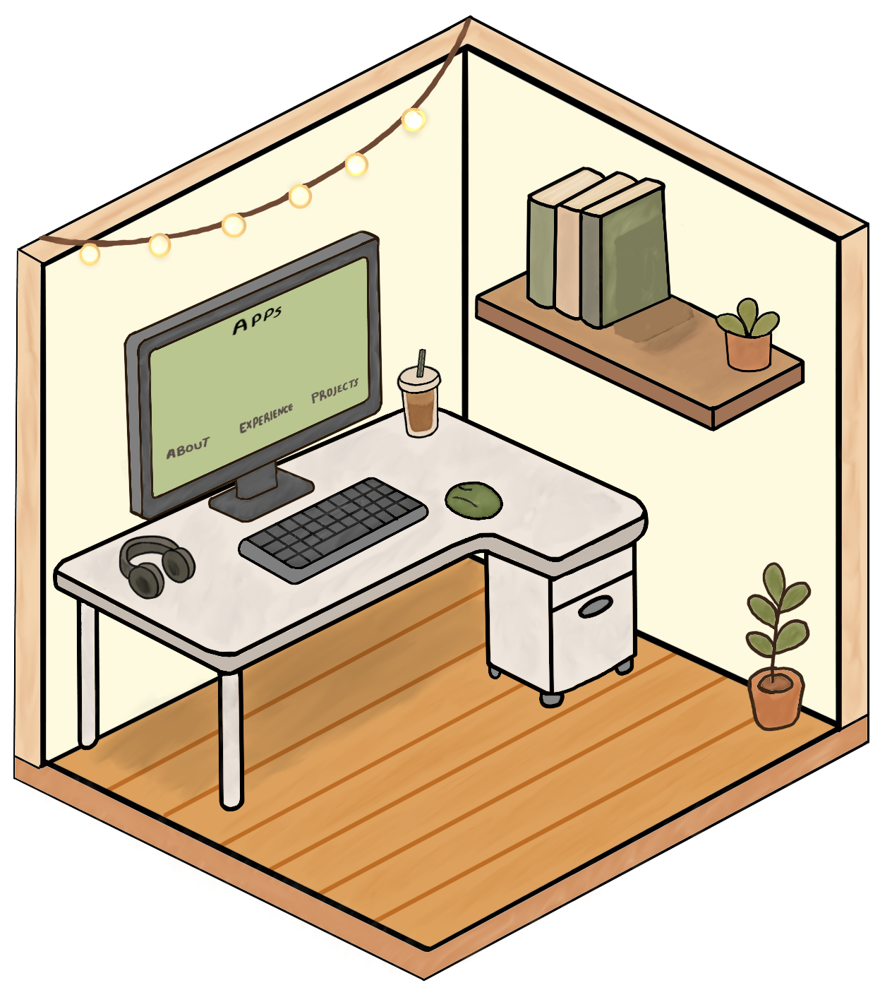 Nora's cozy dev room